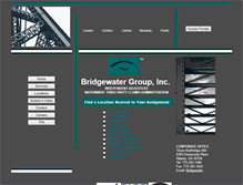 Tablet Screenshot of bridgewatergroup.net